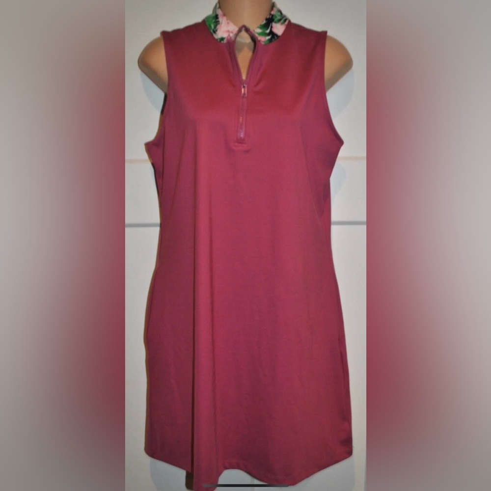 TOMMY BAHAMA 1/4 Zip Golf or Tennis Dress size M Womens